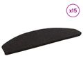 vidaXL Samolepiace schodové rohože 15 ks 80 x 28 x 3,5 cm Antracitová