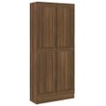vidaXL Knižnica hnedý dub 82,5x30,5x185,5 cm spracované drevo