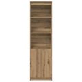 vidaXL Vysoká skrinka dub artisan 50x35x180 cm spracované drevo
