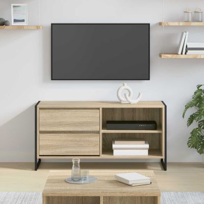 vidaXL TV skrinka Sonoma 100 x 36 x 49,5 cm Kompozitné drevo