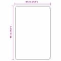 vidaXL Protišmyková kúpeľňová podložka Hnedá 60 x 90 cm PP