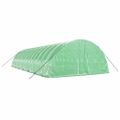 vidaXL Fóliovník s oceľovým rámom zelený 84 m² 14x6x2,85 m
