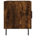 vidaXL Nočné stolíky 2 ks dymový dub 40x40x50 cm kompozitné drevo
