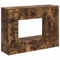 vidaXL Konzolový stôl Údený Dub 101 x 29 x 74 cm Konštruované drevo