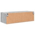 vidaXL Drevená skrinka 100,5 x 39 x 30 cm Sivý Sonoma Kompozitné drevo