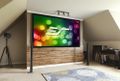 ELITE SCREENS plátno v pevném rámu 150" (373,6cm)/ 16:9/ 187×332cm/ gain 1.1/ rám černý 6cm Projekcní plátno, v pevném rámu, 150" (373,6 cm), 16:9, 186,9 x 331,9 cm, Gain 1,1, rám cerný 6 cm