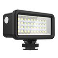 Potápačské vodotesné svetlo Puluz LED 40 m (čierne)