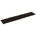 vidaXL Stolová doska tmavohnedá 200x40x(2-4)cm ošetrený masív hrany