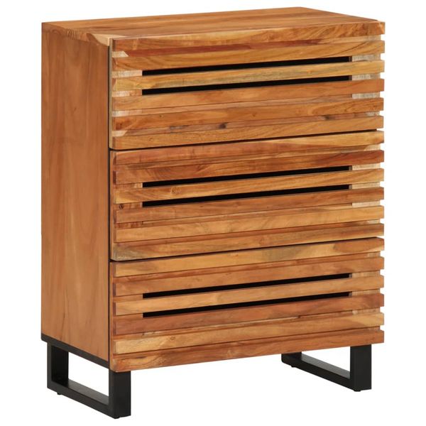 vidaXL Komoda 60x34x75 cm, akáciový masív