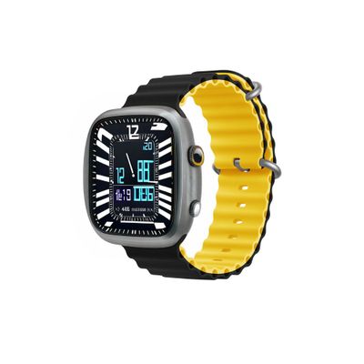 Devia strap Deluxe Sport6 for Apple Watch 44mm/ 45mm/ 46mm/ 49mm black yellow