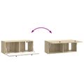 vidaXL Nástenná TV skrinka 78,5 x 31 x 30 cm Dub sonoma