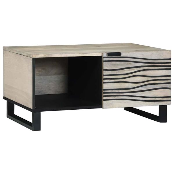 vidaXL Konferenčný stolík Biela 80 x 50 x 40 cm Kompozitné drevo