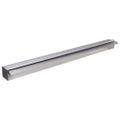 Obdĺžniková bazénová fontána/vodopád s LED, nehrdzavejúca oceľ 90 cm