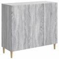 vidaXL Servírovacia skriňa Sivá sonoma 89 x 34,5 x 80 cm