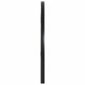 vidaXL Nástenné zrkadlo čierne 60x30 cm oblúkové železné