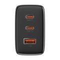 Baseus OS-Cube Pro 2xUSB-C + sieťová nabíjačka USB, 65 W (čierna)