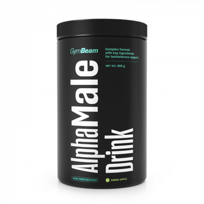 AlphaMale Drink - GymBeam, zelené jablko