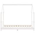 vidaXL Rám detskej postele biely 80x160 cm masívna borovica