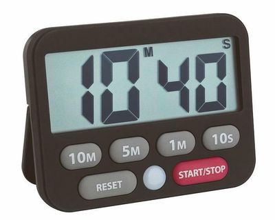 38.2038.01 TFA Digitálny časovač a stopky, čierna