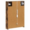 vidaXL Kúpeľňová zrkadlová skrinka Dymová dub 43 x 11,5 x 60,5 cm