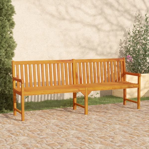 vidaXL Záhradná lavička 219 cm masívne akáciové drevo