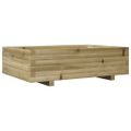 vidaXL Záhradný kvetináč 90x60x26,5 cm impregnovaná borovica