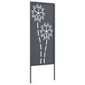 vidaXL Záhradná clona na súkromie Rezací Antracit 50 x 140 cm
