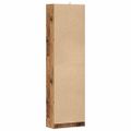 vidaXL Šatník do chodby, staré drevo 55x25x189 cm, kompozitné drevo