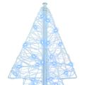 vidaXL Vianočný stromček 240 LED Studená Biela 180 cm Akryl