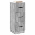 vidaXL Zásuvkový kabinet 33 x 34,5 x 87 cm Kompozitné drevo