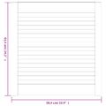 vidaXL Lamelové dvierka na skrinku 4 ks 61,5x59,4 cm, borovicový masív