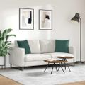 vidaXL Vankúše na pohovku 2 pcs Tmavozelená 45 x 45 cm