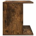 vidaXL Úložisko vinylových platní Dymový dub 42 x 33 x 36 cm