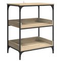 vidaXL Kuchynský vozík Sonoma dub 60 x 41 x 80,5 cm Kompozitné drevo