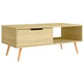vidaXL Konferenčný stolík, dub sonoma 100x49,5x43 cm, kompozitné drevo