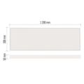 LED panel BAXXO 30 x 120 cm / 50 mm, 36 W, 4 320 lm, prisadený, neutrálna biela, IP20