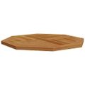 vidaXL Stolová doska 60x60x2,5 cm osemuholník masívne teakové drevo