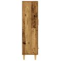 vidaXL Highboard Staré drevo 70 x 31 x 115 cm Kompozitné drevo