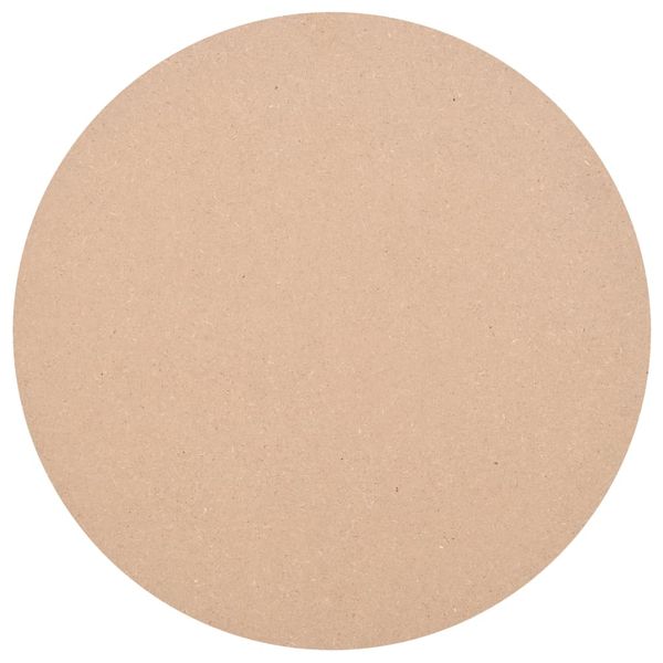 vidaXL Okrúhla stolová doska z drevovlákna 500x18 mm