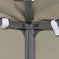 vidaXL Strieška na altánok 310 g/m² 3x3 m, béžová