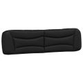 vidaXL Rám postele s LED bez matraca Hvar čierny 200x200 cm