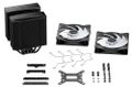 Be quiet! chladič CPU PURE ROCK PRO 3 LX Black / 2x120mm PWM ARGB fan / 6xheatpipe / černý Chladic, pro CPU, pro Intel i AMD, socket 1851, 1700, 1200, 1150, 1151, 1155, AM5, AM4, 250W TDP, 2× 120mm ARGB ventilátor, 6 hea