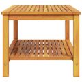 vidaXL Bočný stôl Prírodný olej 110 x 55 x 45 cm Pevné akáciové drevo