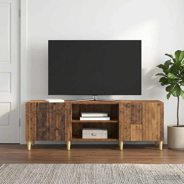vidaXL TV skrinka Staré drevo 150 x 31 x 50 cm Kompozitné drevo