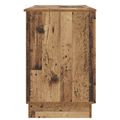 vidaXL Stôl Staré drevo 142,5 x 50 x 75 cm Kompozitné drevo