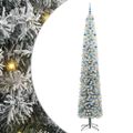 vidaXL Umelý vianočný stromček Zelená 270 cm PVC, oceľ a plast