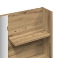 vidaXL toaletný stolík so zrkadlom Artisan Dub 74,5x40x141 cm