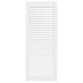 vidaXL Lamelové dvierka na skrinku, biele 99,3x39,4 cm, borovica