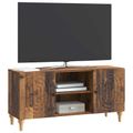 vidaXL TV skrinka Staré drevo 102 x 34,5 x 50 cm Kompozitné drevo