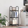 vidaXL Regál na knihy 3 úrovní 40 x 30 x 109 cm Kompozitné drevo